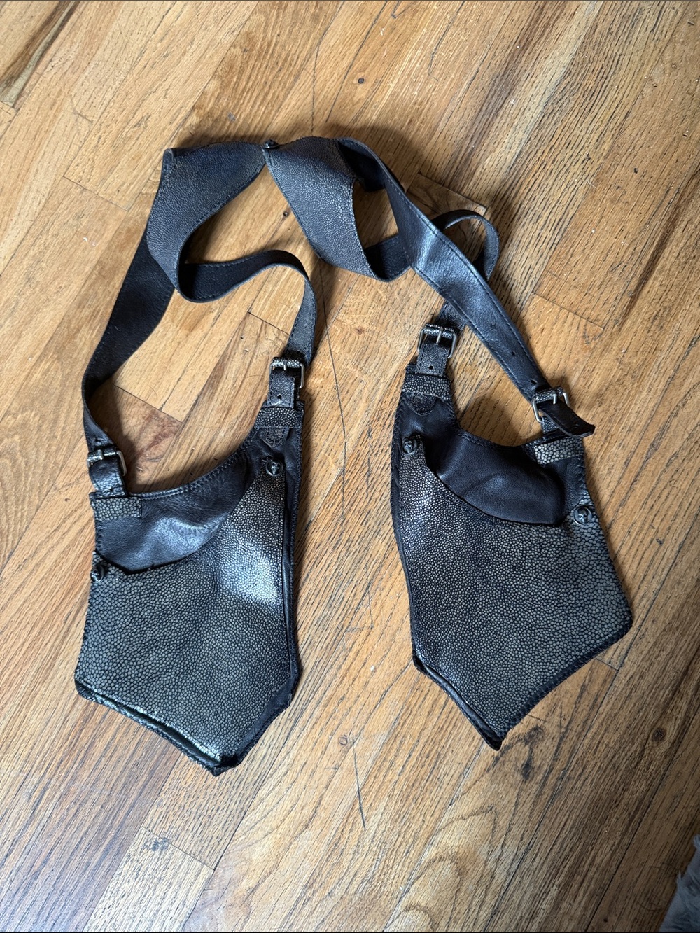 Black Supple leather harness